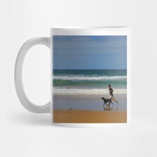 One Man and his Dog, Great Ocean Road, Australia Mug